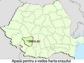targu jiu localizare